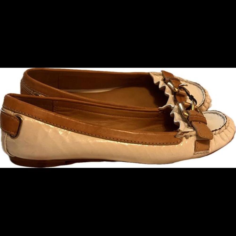 Coach Style F2070 Women’s Size 5.5B FELIX Buckle Flats Shoes - Picture 3 of 6